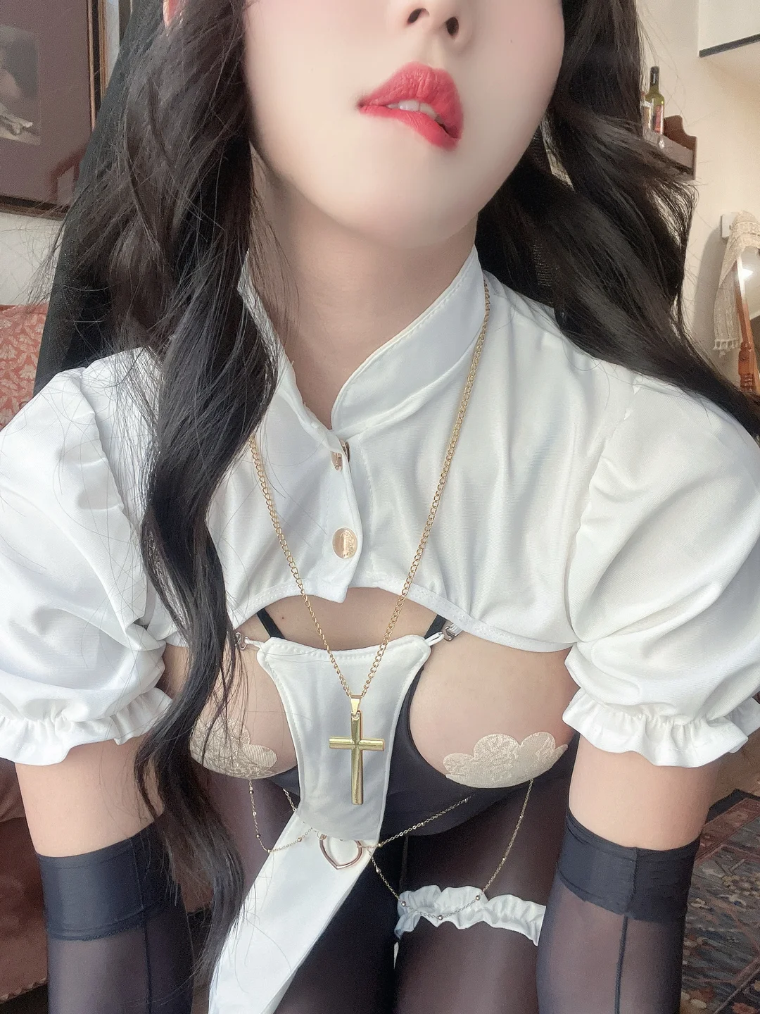 Money冷冷 - 透明修女 [61P,2V-2.37GB] tg@simisebaisi 【丝足阁】052.webp